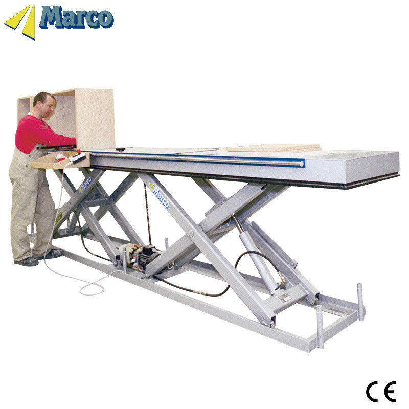 CE Disetujui 1 Ton Marco Twin Scissor Lift Table untuk Kran Gudang M1-010090-D22L