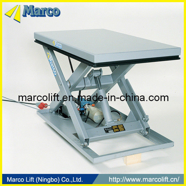 Permintaan yang disesuaikan 0,5-1 Ton Marco Single Scissor Lift Table dengan Sertifikasi CE