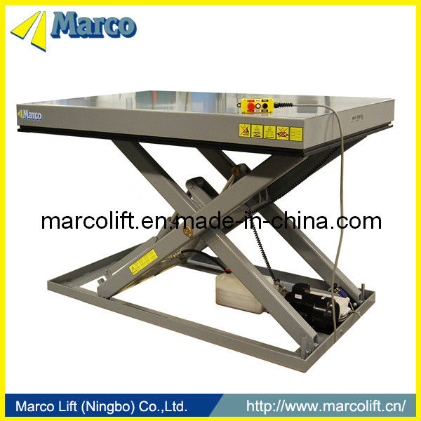 2-3 Ton Marco Single Scissor Lift Table dengan CE Approved Heavy Duty dan Desain yang awet