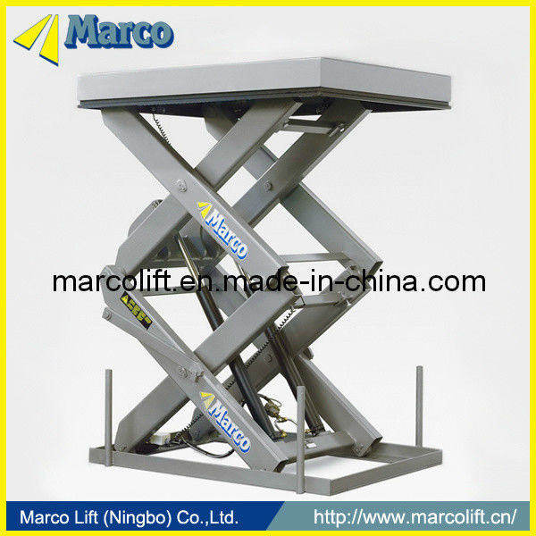 2 Ton CE Disetujui Marco Tinggi Gunting Lift Table dengan kustomisasi dan permintaan yang disesuaikan