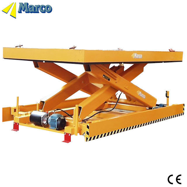 CE Disetujui Marco Single Scissor Lift Table untuk loading dan unloading statis