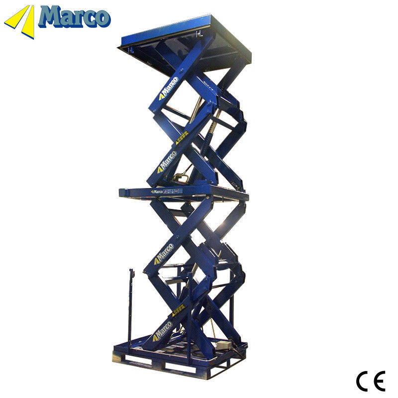 CE Disetujui 5-6 Ton Marco Tinggi Gunting Lift Table untuk Bangunan Crane Situs Konstruksi