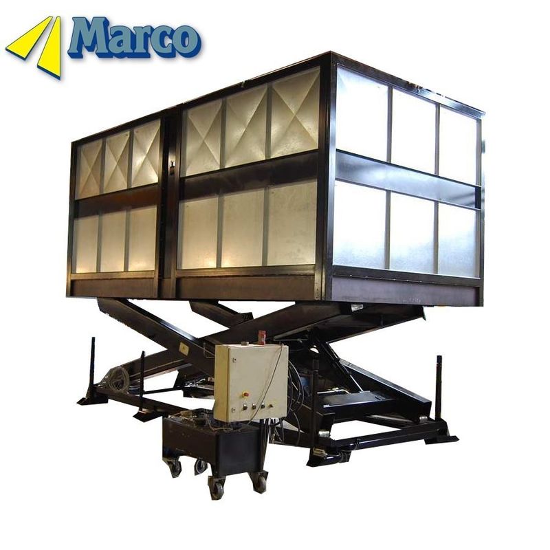 Jaring kapal stasioner Marco Hydraulic Car Scissor Lift Table untuk parkir mobil hotel