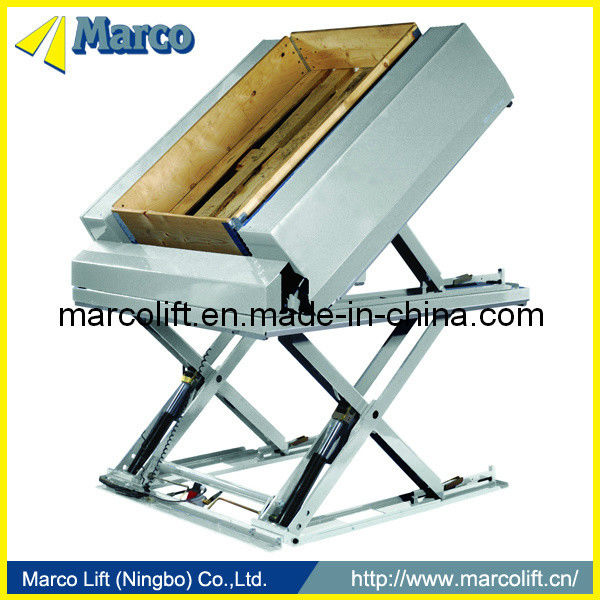 CE Disetujui Marco Tilt Scissor Lift Table MT-008045-D1/L untuk Aplikasi Stasioner