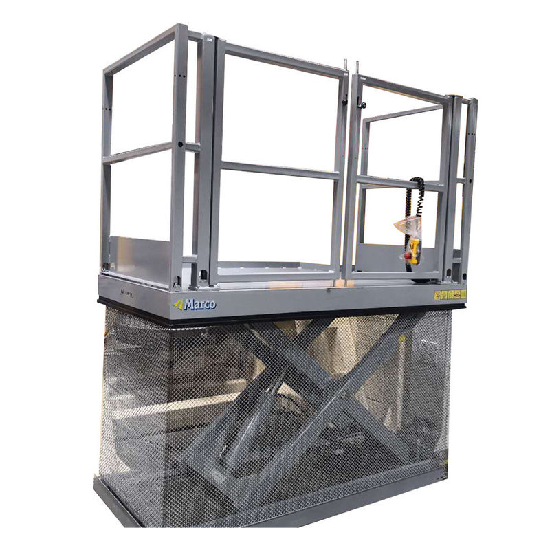 M1-010125-D2 Ce Hidrolik Mini Lift Gunting dengan Handrail Running Mode