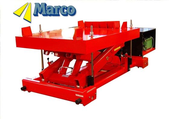 9000kg Kapasitas Heavy Duty Hydraulic Scissor Lift Table untuk aplikasi stasioner
