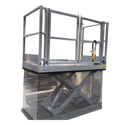 M1-010125-D2 Ce Hidrolik Mini Lift Gunting dengan Handrail Running Mode